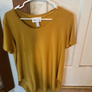 Mustard yellow top